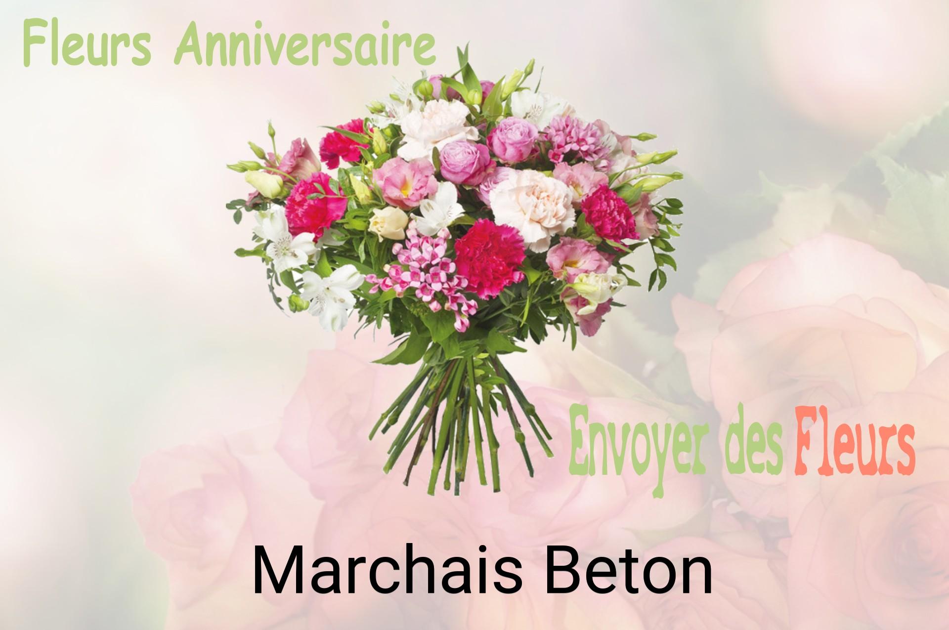 Bouquet de fleurs d’anniversaire livré à Marchais-Beton